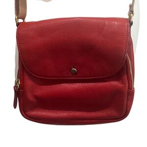 J. Crew Red Crossbody Bag